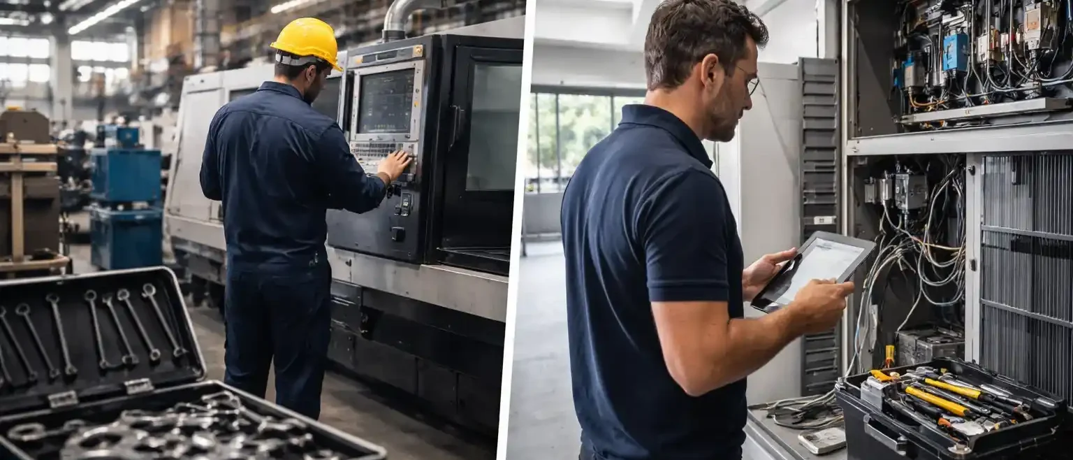 CMMS para manufactura vs servicios